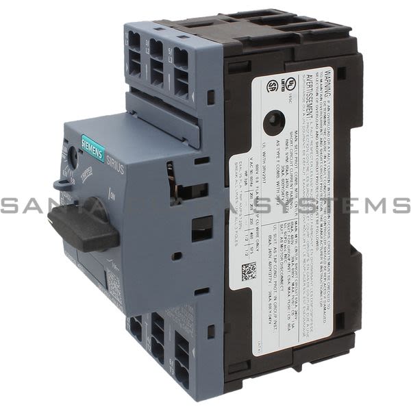 Siemens 3RV2011-0HA20 Motor Starter Protector | Sirius | 3RV2011-0HA20 Product Image
