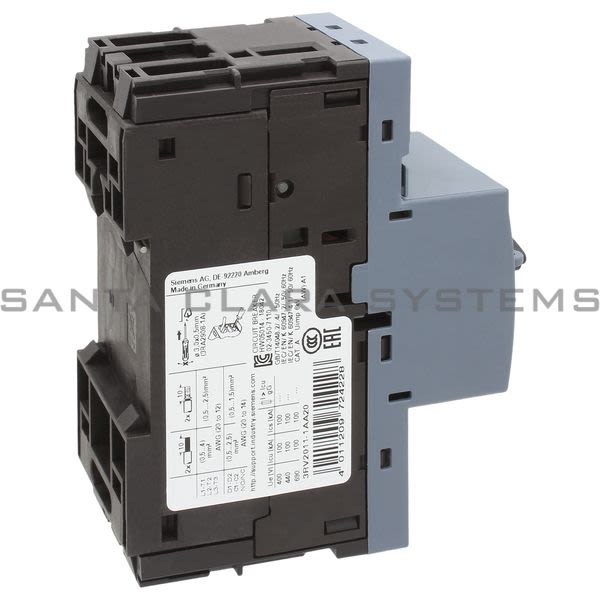 Siemens 3RV2011-1AA20 Motor Starter Protector | Sirius | 3RV2011-1AA20 Product Image