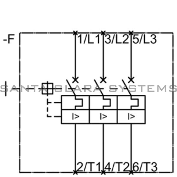 Siemens 3RV2011-1DA10 Motor Starter Protector Product Image