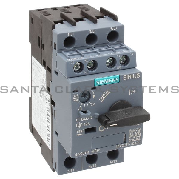 Siemens 3RV2011-1DA15 Motor Starter Protector | Sirius | 3RV2011-1DA15 Product Image