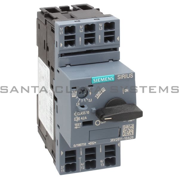 Siemens 3RV2011-1DA20 Motor Starter Protector | Sirius | 3RV2011-1DA20 Product Image