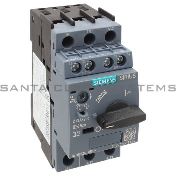 Siemens 3RV2011-1EA15 Motor Starter Protector | Sirius | 3RV2011-1EA15 Product Image