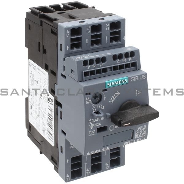 Siemens 3RV2011-1EA25 Motor Starter Protector Product Image