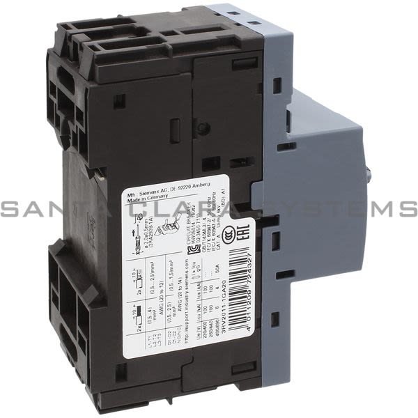 Siemens 3RV2011-1GA20 Motor Starter Protector | Sirius | 3RV2011-1GA20 Product Image