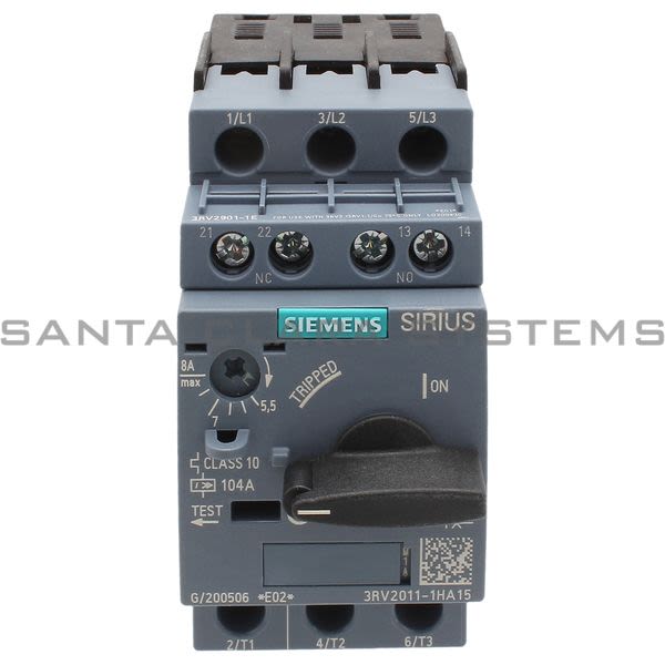 Siemens 3RV2011-1HA15 Motor Starter Protector | Sirius | 3RV2011-1HA15 Product Image
