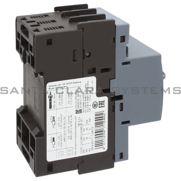 Siemens 3RV2011-1JA10 Motor Starter Protector | Sirius | 3RV2011-1JA10 Product Image