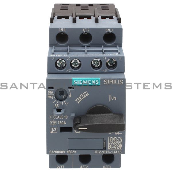 Siemens 3RV2011-1JA15 Motor Starter Protector | Sirius | 3RV2011-1JA15 Product Image