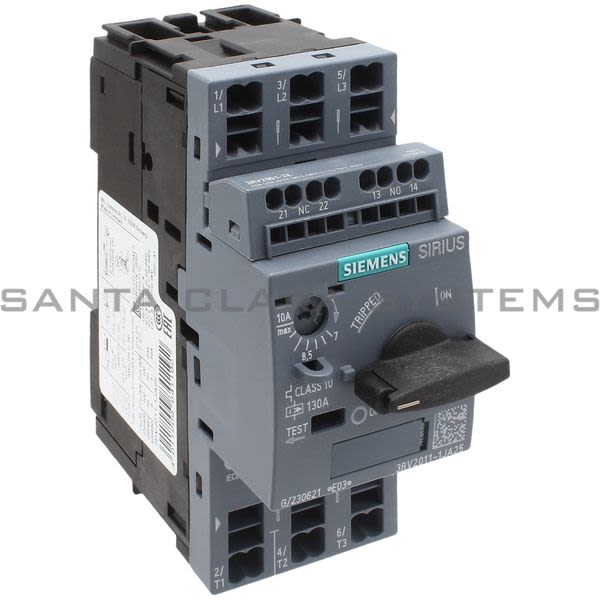 Siemens 3RV2011-1JA25 Motor Starter Protector | Sirius | 3RV2011-1JA25 Product Image