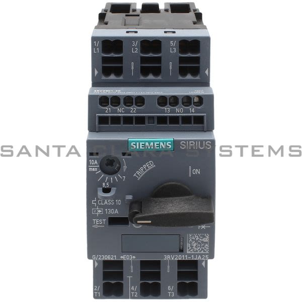 Siemens 3RV2011-1JA25 Motor Starter Protector | Sirius | 3RV2011-1JA25 Product Image