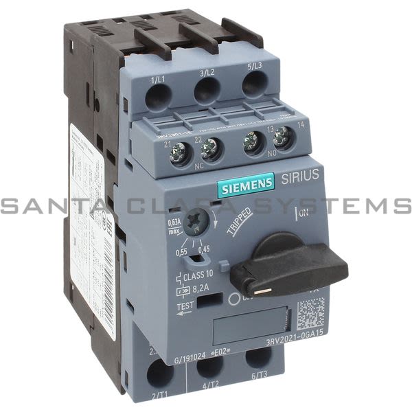 Siemens 3RV2021-0GA15 Motor Starter Protector | 3RV2021-0GA15 Product Image
