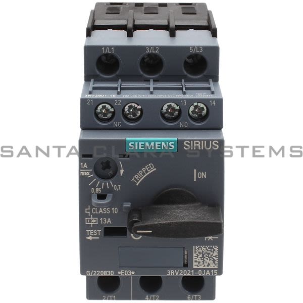 Siemens 3RV2021-0JA15 Motor Starter Protector | 3RV2021-0JA15 Product Image