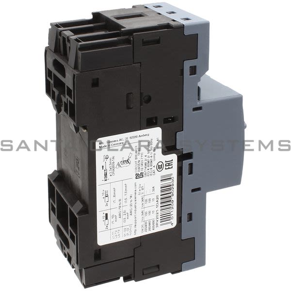 Siemens 3RV2021-1DA20 Motor Starter Protector | Sirius | 3RV2021-1DA20 Product Image