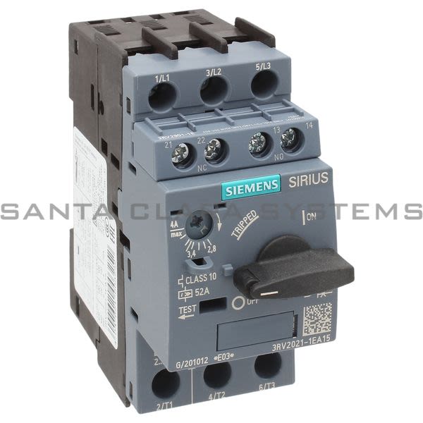 Siemens 3RV2021-1EA15 Motor Starter Protector | 3RV2021-1EA15 Product Image