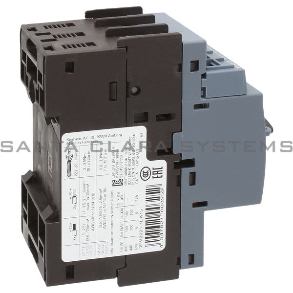 Siemens 3RV2021-1EA15 Motor Starter Protector | 3RV2021-1EA15 Product Image