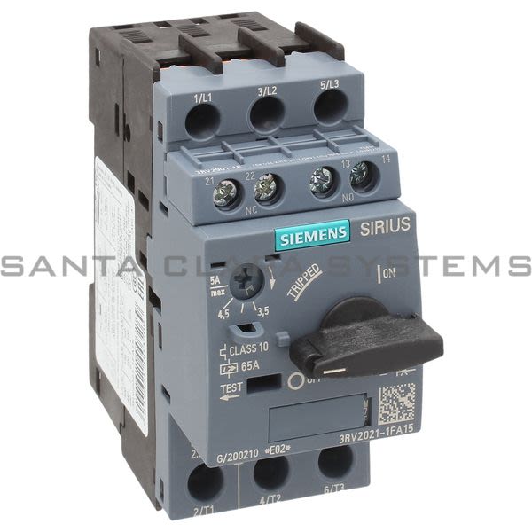 Siemens 3RV2021-1FA15 Motor Starter Protector | 3RV2021-1FA15 Product Image