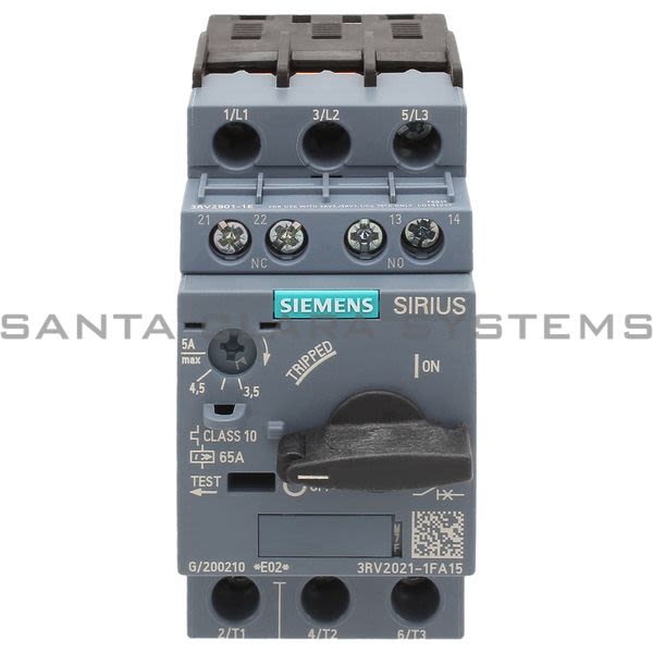 Siemens 3RV2021-1FA15 Motor Starter Protector | 3RV2021-1FA15 Product Image