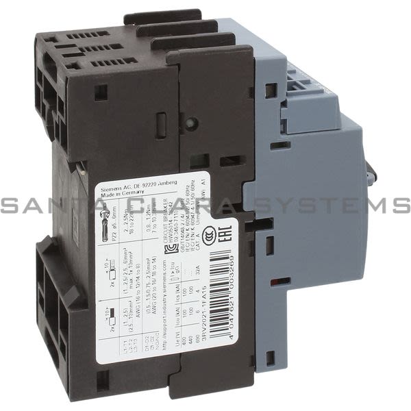Siemens 3RV2021-1FA15 Motor Starter Protector | 3RV2021-1FA15 Product Image