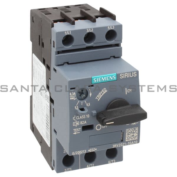 Siemens 3RV2021-1GA10 Motor Starter Protector | Sirius | 3RV2021-1GA10 Product Image