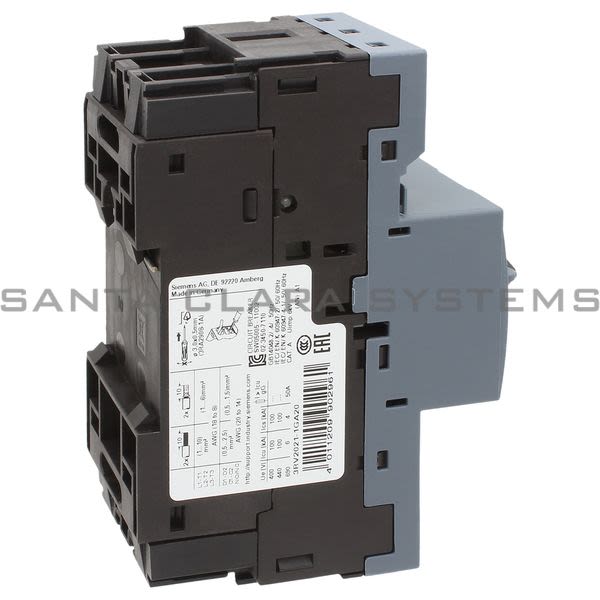 Siemens 3RV2021-1GA20 Motor Starter Protector | SIRIUS | 3RV2021-1GA20 Product Image