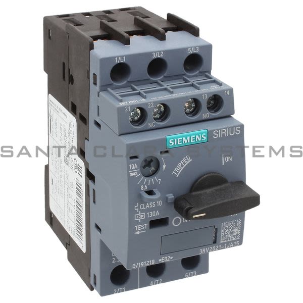 Siemens 3RV2021-1JA15 Motor Starter Protector | 3RV2021-1JA15 Product Image