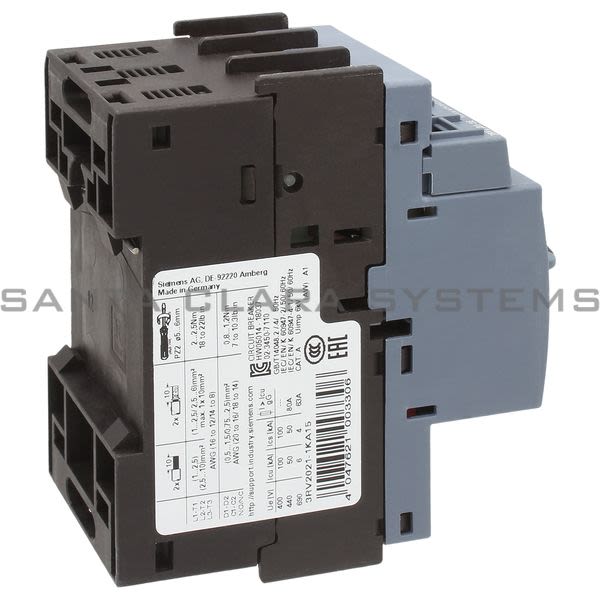 Siemens 3RV2021-1KA15 Motor Starter Protector | 3RV2021-1KA15 Product Image