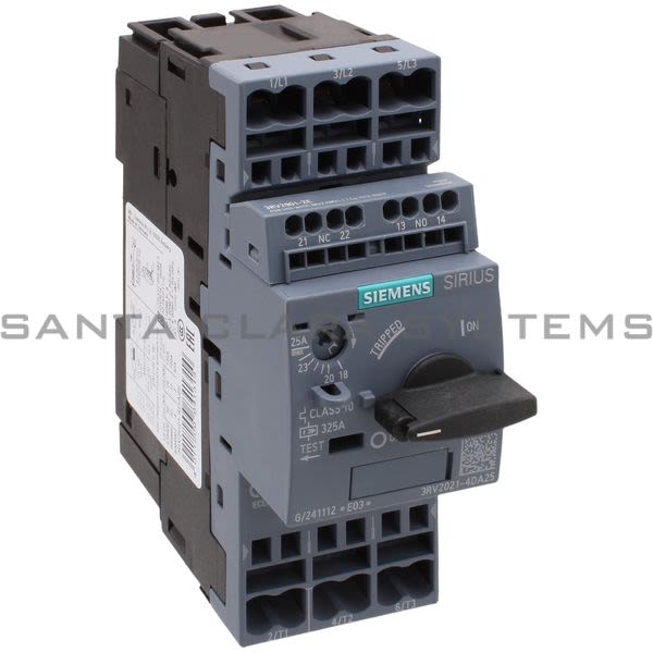 Siemens 3RV2021-4DA25 Motor Starter Protector | Sirius | 3RV2021-4DA25 Product Image