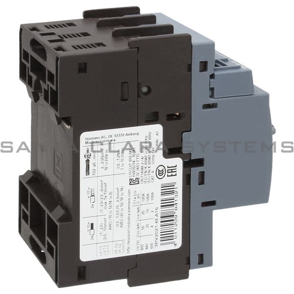 Siemens 3RV2021-4EA15 Motor Starter Protector | Sirius | 3RV2021-4EA15 Product Image