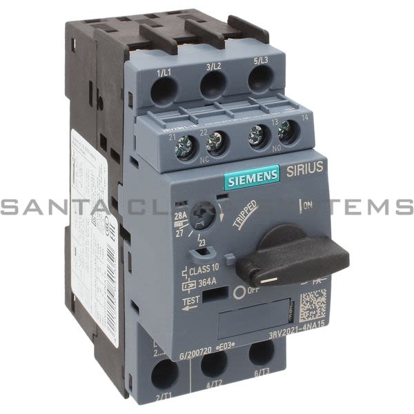 Siemens 3RV2021-4NA15 Motor Starter Protector | Sirius | 3RV2021-4NA15 Product Image