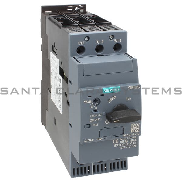 Siemens 3RV2031-4JA10 Motor Starter Protector | Sirius | 3RV2031-4JA10 Product Image