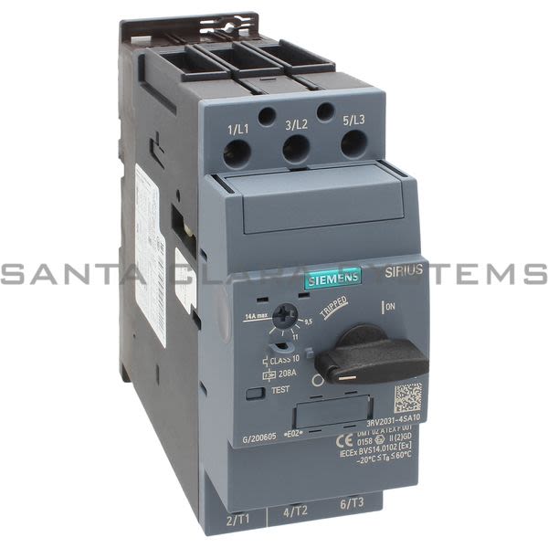 Siemens 3RV2031-4SA10 Motor Starter Protector | Sirius | 3RV2031-4SA10 Product Image