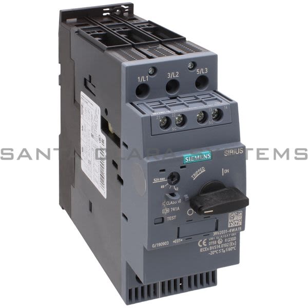 Siemens 3RV2031-4WA15 Motor Starter Protector | Sirius | 3RV2031-4WA15 Product Image