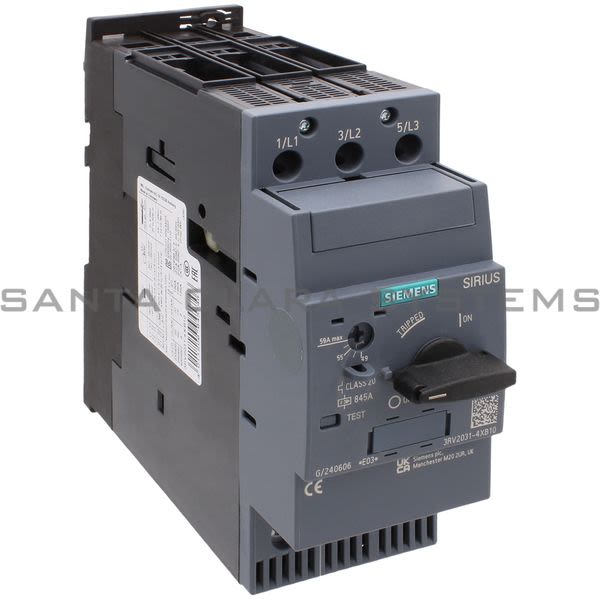 Siemens 3RV2031-4XB10 Motor Starter Protector | Sirius | 3RV2031-4XB10 Product Image