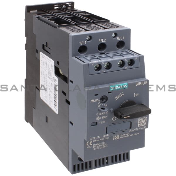 Siemens 3RV2032-4VA15 Motor Starter Protector | Sirius | 3RV2032-4VA15 Product Image