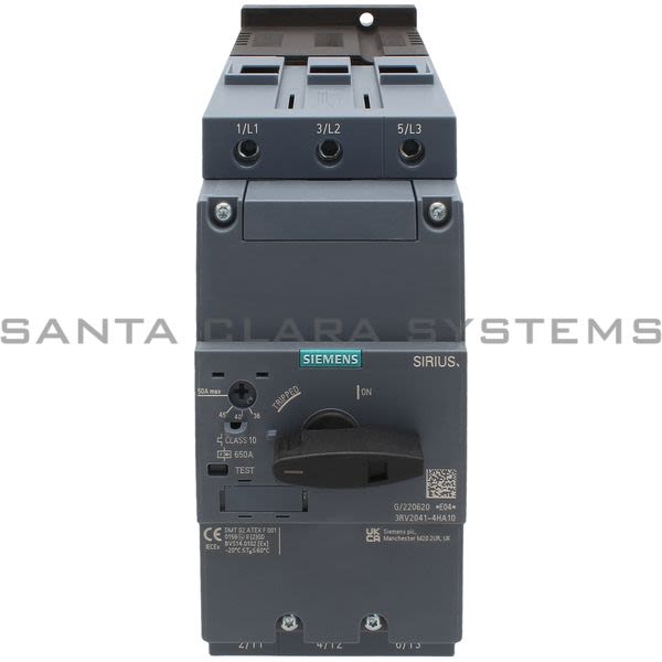 Siemens 3RV2041-4HA10 Motor Starter Protector | Sirius | 3RV2041-4HA10 Product Image