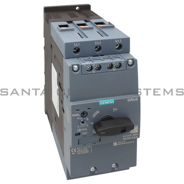 Siemens 3RV2041-4JA15 Motor Starter Protector | Sirius | 3RV2041-4JA15 Product Image