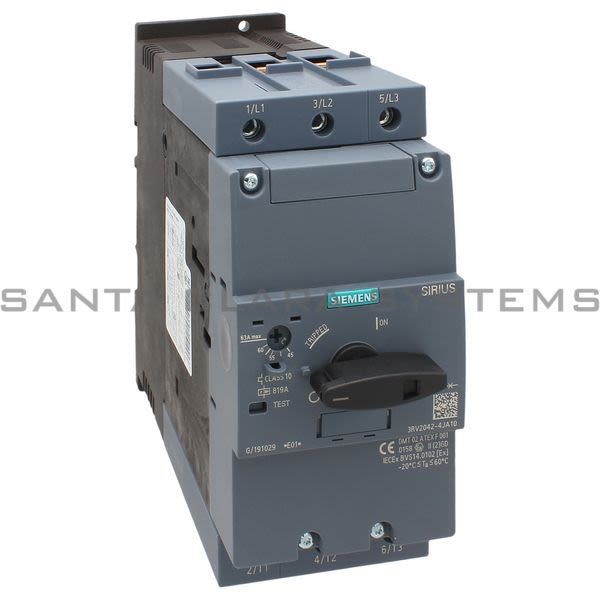 Siemens 3RV2042-4JA10 Motor Starter Protector | Sirius | 3RV2042-4JA10 Product Image