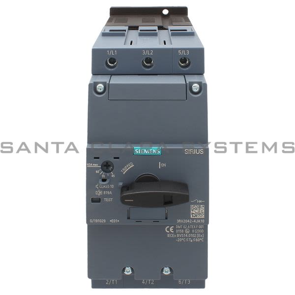 Siemens 3RV2042-4JA10 Motor Starter Protector | Sirius | 3RV2042-4JA10 Product Image