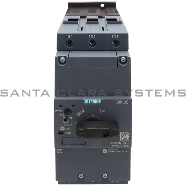 Siemens 3RV2042-4JB10 Motor Starter Protector | Sirius | 3RV2042-4JB10 Product Image