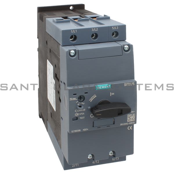 Siemens 3RV2042-4KB10 Motor Starter Protector | Sirius | 3RV2042-4KB10 Product Image
