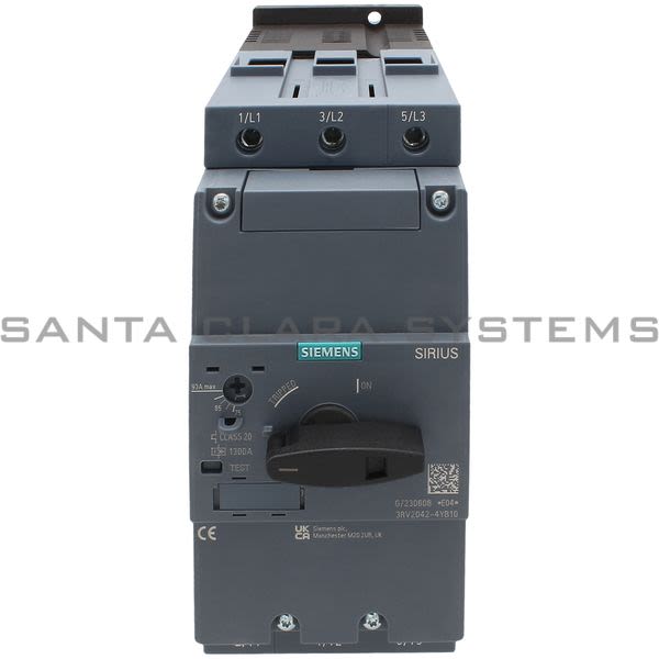 Siemens 3RV2042-4YB10 Motor Starter Protector | Sirius | 3RV2042-4YB10 Product Image