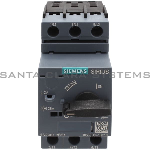 Siemens 3RV2311-1BC10 Motor Starter Protector Product Image