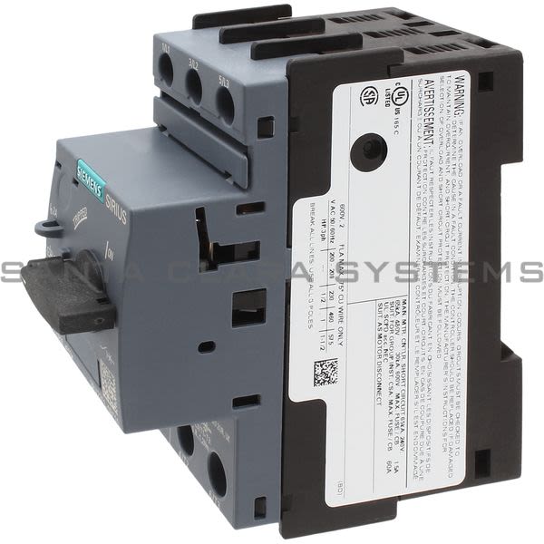 Siemens 3RV2311-1BC10 Motor Starter Protector Product Image