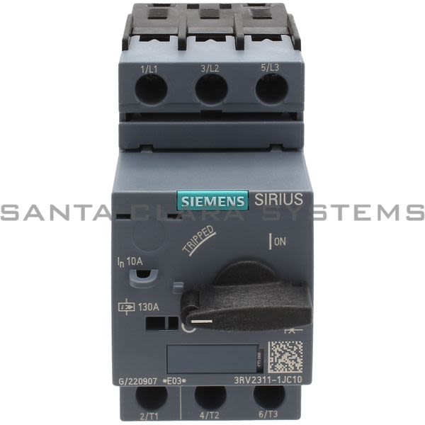 Siemens 3RV2311-1JC10 Motor Starter Protector | Sirius | 3RV2311-1JC10 Product Image
