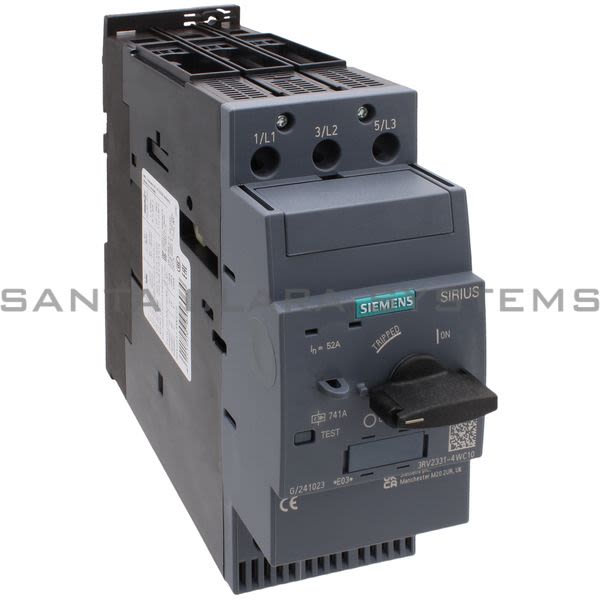 Siemens 3RV2331-4WC10 Motor Starter Protector Product Image
