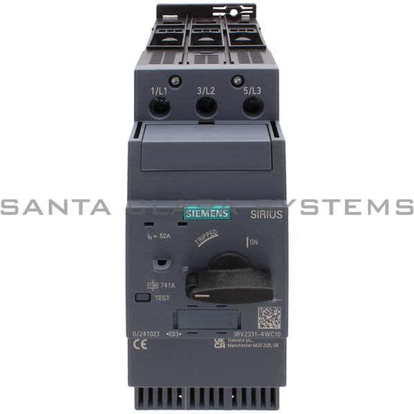 Siemens 3RV2331-4WC10 Motor Starter Protector Product Image