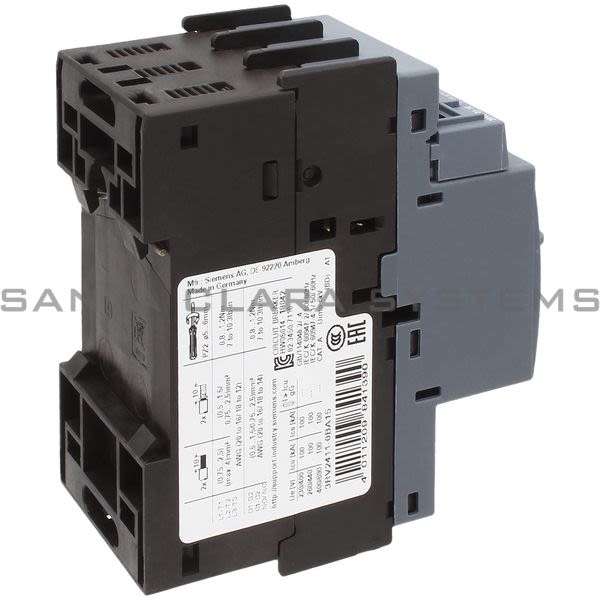Siemens 3RV2411-0BA15 Motor Starter Protector | 3RV2411-0BA15 Product Image