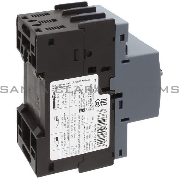 Siemens 3RV2411-1CA10 Motor Starter Protector | 3RV2411-1CA10 Product Image