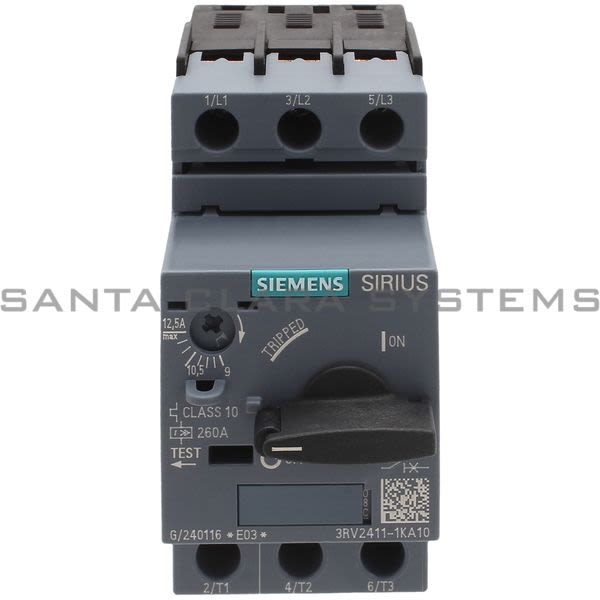 Siemens 3RV2411-1KA10 Motor Starter Protector | 3RV2411-1KA10 Product Image