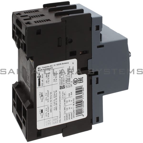 Siemens 3RV2411-1KA10 Motor Starter Protector | 3RV2411-1KA10 Product Image