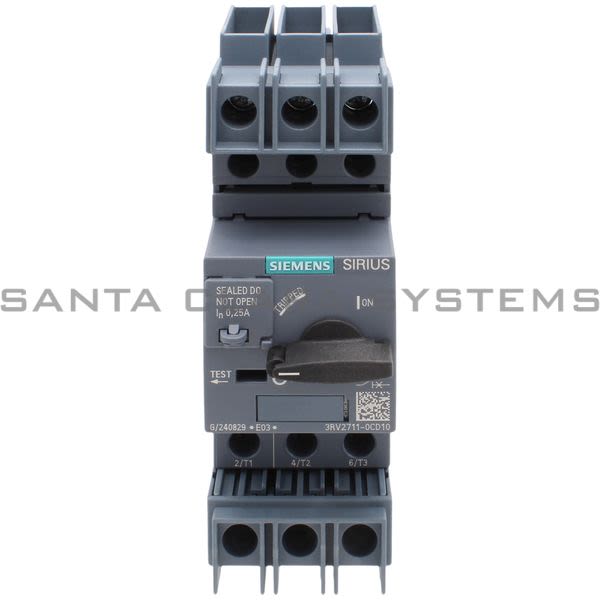 Siemens 3RV2711-0CD10 Circuit Breaker | 3RV2711-0CD10 Product Image